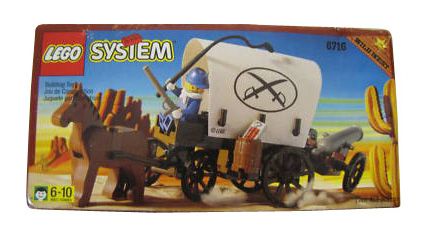 Lego Western Cowboys Covered Wagon 6716 On Popscreen