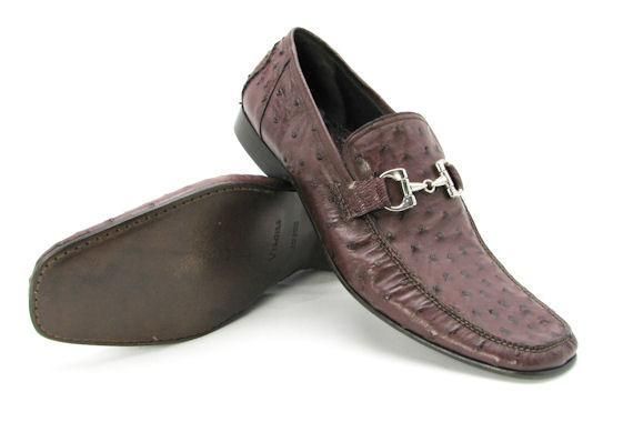 NEW $698 KENDYL JACOX MENS OSTRICH LOAFER  