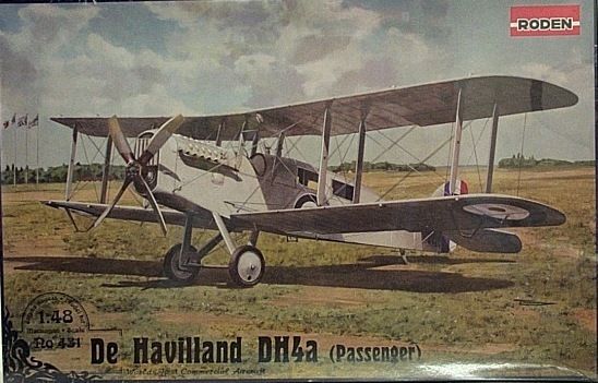 Roden 1/48 De Havilland DH4a British Passenger BiPlane  