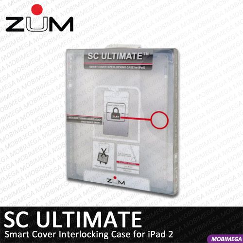 ZUM SC ULTIMATE Smart Cover Locking Case iPad 2 White  