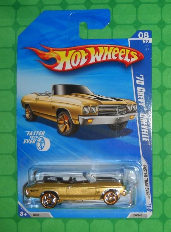 2010 Hot Wheels Faster Than Ever 70 CHEVY CHEVELLE  