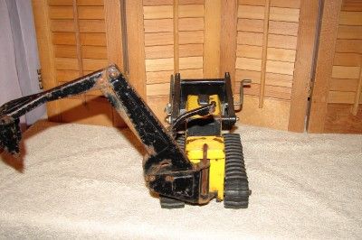 Vintage Tonka Trencher Track Loader Backhoe  