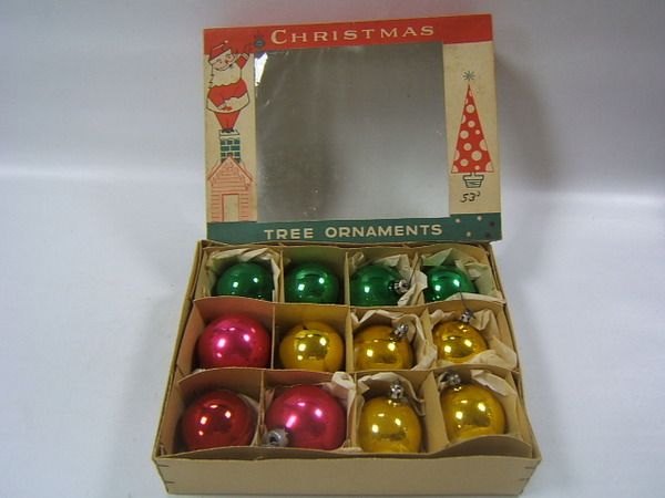 Fantasia vintage glass Christmas ornaments ball 2  
