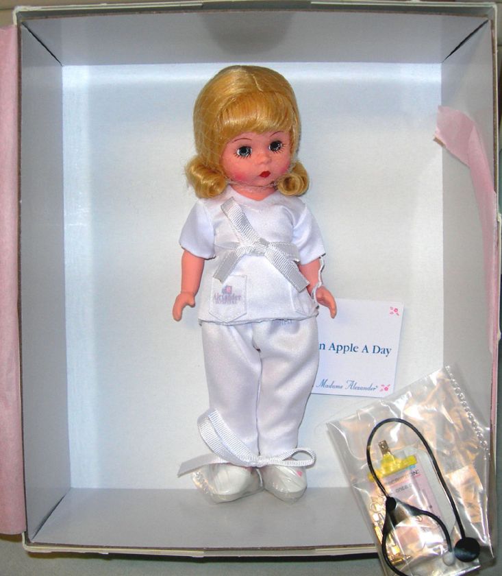 MADAME ALEXANDER 8 An Apple A Day Nurse New in box  