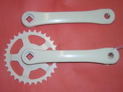 SR Sakae Trials Crankset 31T White 175mm Japan NOS*  