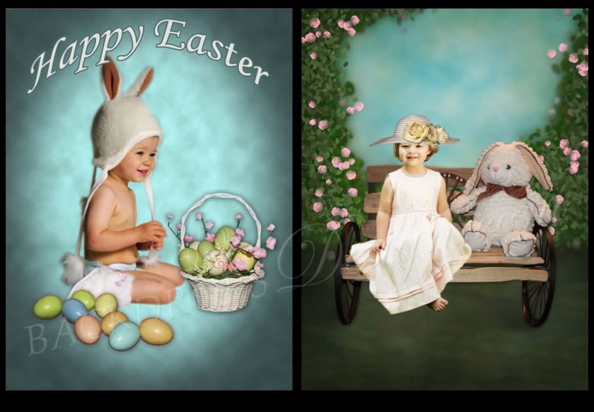 DIGITAL EASTER PHOTOGRAPHY BACKDROPS BACKGROUNDS PROPS  