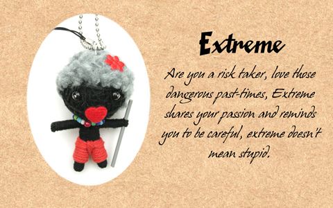 Voodoo Friend, Extreme, Key chain Charm voo doo risk ta  