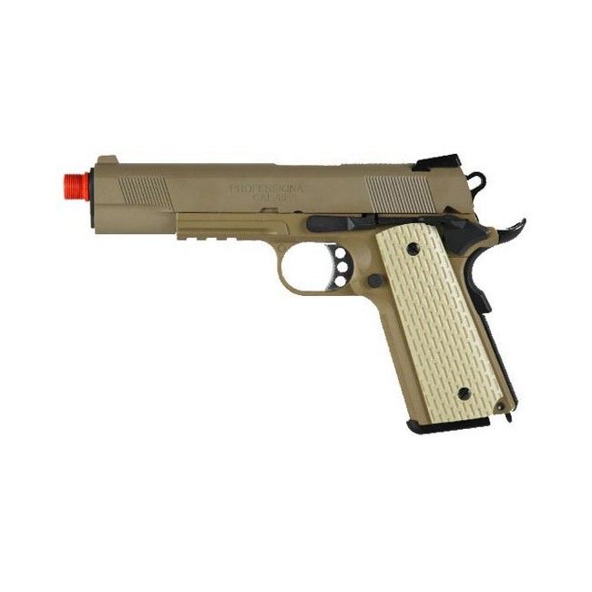 Socom Gear MEU Airsoft GBB Pistol Tan With Tan Grips  