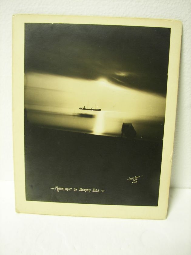 Vintage Lomen Brothers Photograph Bering Sea Alaska  