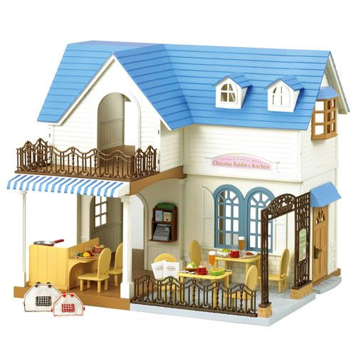 SYLVANIAN FAMILIES FANCE COURTYARD RESTURANT HOUSE  