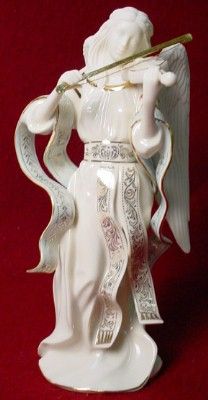 LENOX china BAROQUE ANGEL FIGURINE Angel with VIOLA  