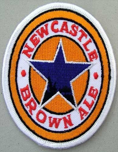 NEWCASTLE BROWN ALE EMBROIDERED PATCH#02  