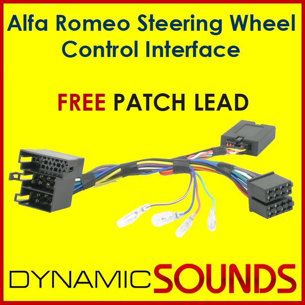 ALFA ROMEO 159, Brera Steering Wheel Stalk Control Adaptor Lead DS 