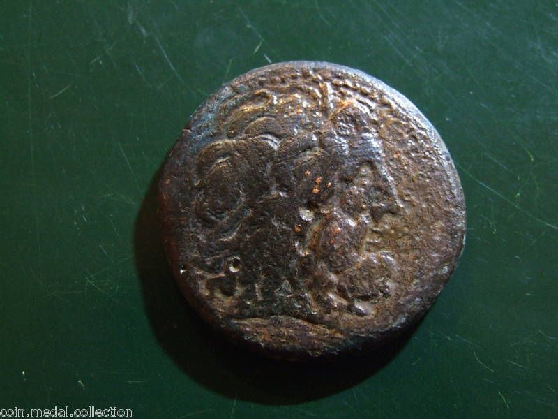 Ptolemy II Æ30 Diademed head of Zeus Ammon Eagle club  