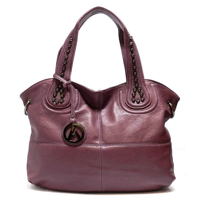 New Designer Inspired Alyssa Stud Shoulder Bag Hobo Satchel Tote Purse 