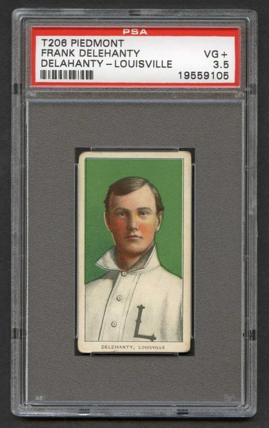    11 T206 Frank Delehanty Delahanty ML PSA 3.5 VG+ Louisville Colonels