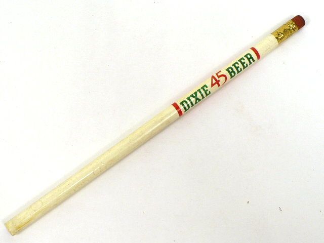 1950s New Orleans Dixie 45 Beer unused pencil Tav Trove  