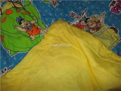 The Flintstones Character Twin Bed Comforter/Blanket (Vintage) Fred 