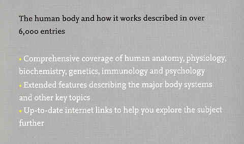 Human Body Biology Dictionary Collins Guide Book  