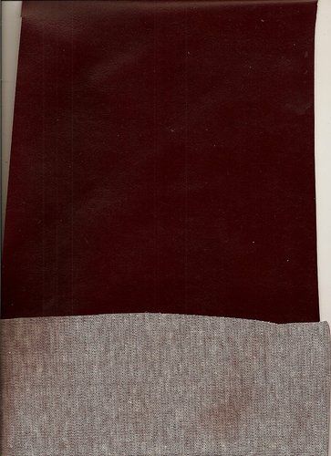 NAUGAHYDE w/ TRICOT BACK 54 DK BURGUNDY 4 YARDS  