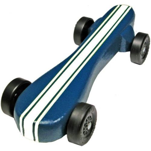 Pinewood Derby Car Racing Stripes WHITE  