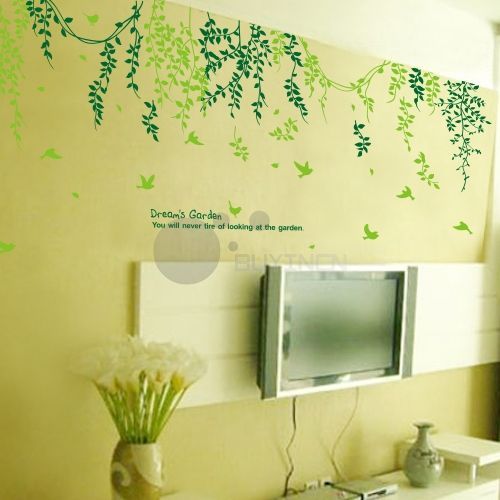 Removable 3m dream‘s garden Wall Sticker living room bedroom Mural 