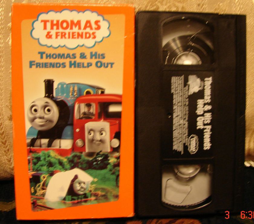 Thomas & HIS FRIENDS HELP OUT the Tank Engine Train Vhs RARE HTF OOP 