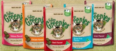 Lot Feline Greenies Cat Treat Dental Treats 3oz bags  