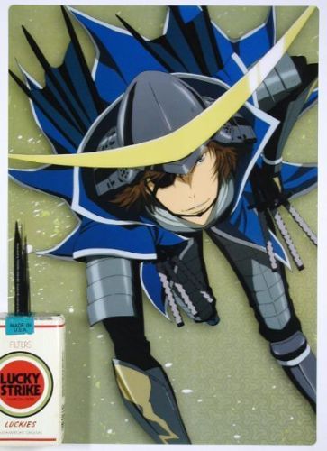 PROMO CLEAR POSTER SENGOKU BASARA 2 Masamune Date RARE  