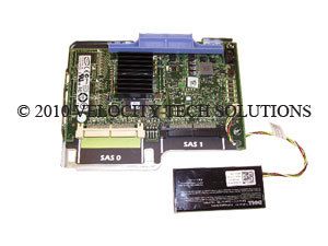 Dell H726F Perc 6i Dual Channel SAS Raid with Tray/Batt  