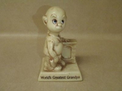   Sillisculpt Worlds Greatest Grandpa 1975 Russ Berrie & Co. Inc