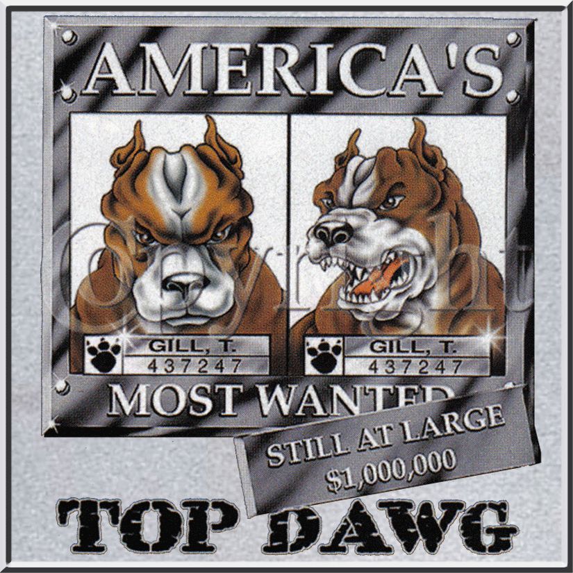 Americas Most Wanted Pit Bull SWEATSHIRT S 2X,3X,4X  