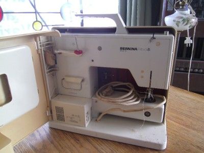 VINTAGE BERNINA NOVA ELECTRONIC SEWING MACHINE WITH CASE & ATTACHMENTS 