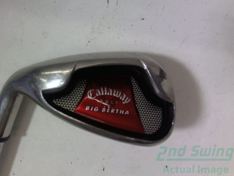 Callaway 2008 Big Bertha Iron Set 3 PW Steel Uniflex Left  