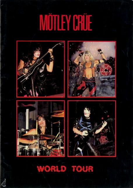 MOTLEY CRUE 1984 SHOUT AT THE DEVIL TOUR PROGRAM BOOK  