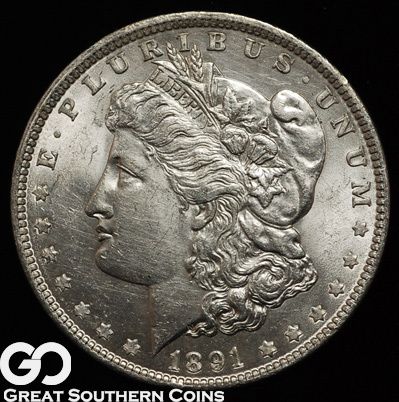 1891 Morgan Silver Dollar CHOICE UNCIRCULATED * BETTER DATE  