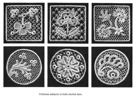 1910 DMC Irish Crochet Victorian Pattern 4 Ebooks Cd  