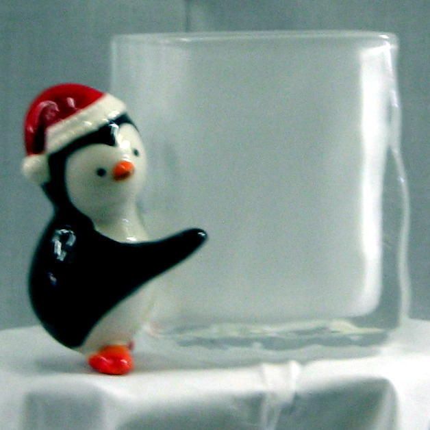   Hug Penguin Floral Container   New   By Teleflora for Christmas 2011