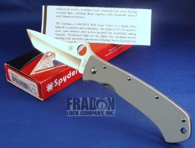 Spyderco Sprint Run Lum Tanto C46GPGY G 10 Limited New  