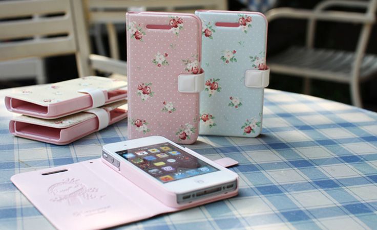 Picnic(Sky Blue)HAPPYMORI iphone4, 4S Korean diary type cute case 