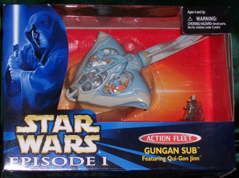 STAR WARS ACTION FLEET EPISODE 1 GUNGAN BONGO SUB  