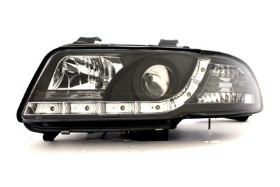 DEVIL EYES Headlights Audi A4 B5 (99 01) Daytime DRL BL  