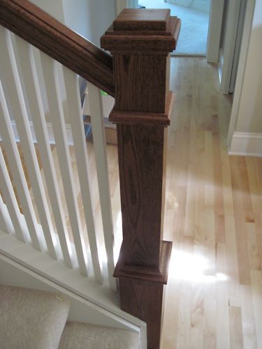 base, box newel post  