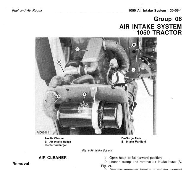 JOHN DEERE TRACTOR SERVICE REPAIR WORKSHOP MANUAL  