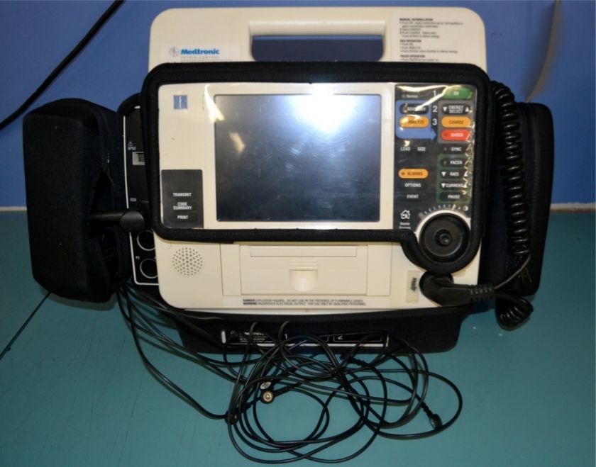 LifePak 12 Physio Control LP 12 Biphasic Monitor SPO2 ECG Pacing with 