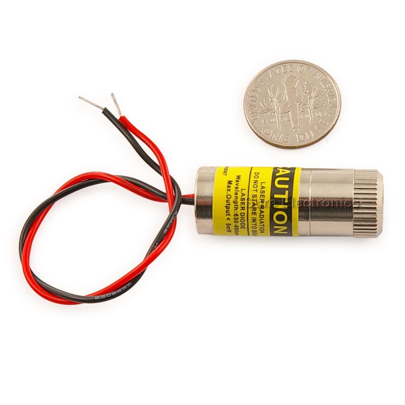 High Brightness 5mW 650nmRed Laser line Module 3V 4.5V DC 12*33mm