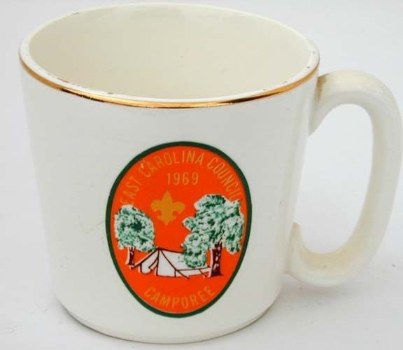 Boy Scout Mug East Carolina Council Camporee 1969  