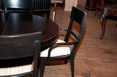 Thomasville Nocturne Dining Table w/Councill chair set  