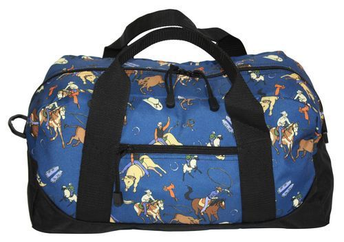 PERSONALIZED Rodeo Bullrider Cowboy Duffle bag Wildkin  