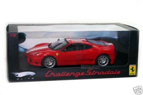 ELITE FERRARI CHALLENGE STRADALE DIE CAST 1/18 RED NEW  